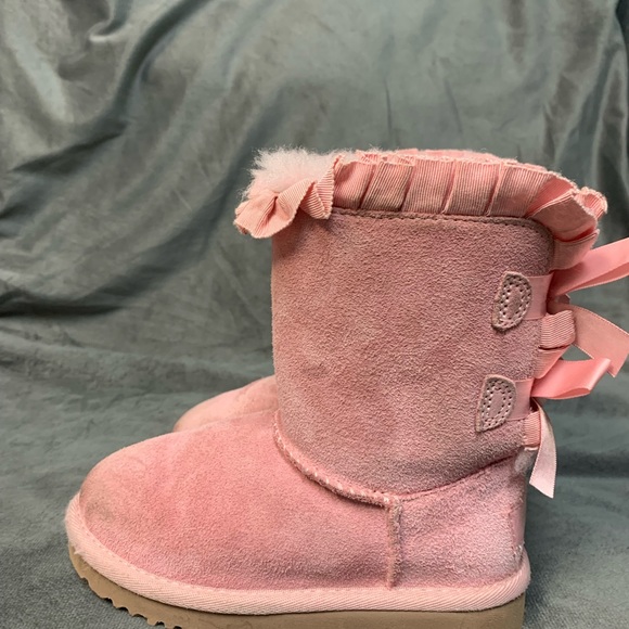 Ugg Bailey Bow Toddler Boot Pink - Picture 5 of 6